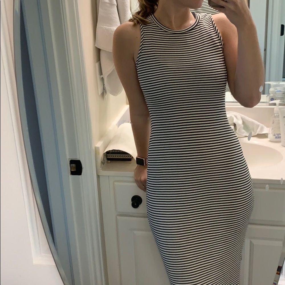 Midi Body con striped dress